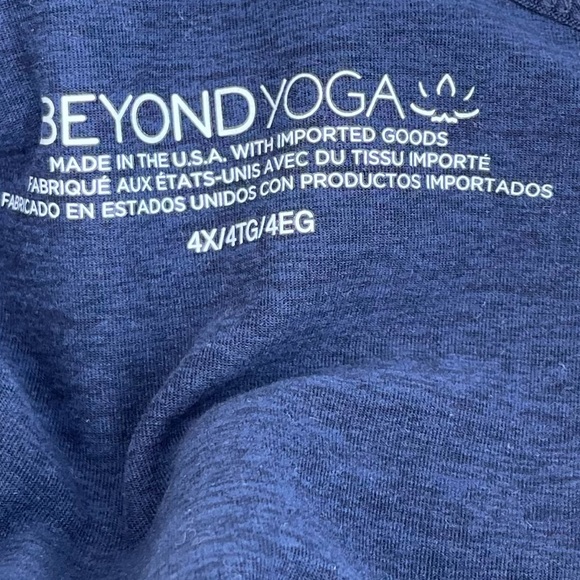 BEYOND YOGA Under Lock & Key Racerback Dress Nocturnal Navy SIZE 4X preloved - Picture 5 of 10